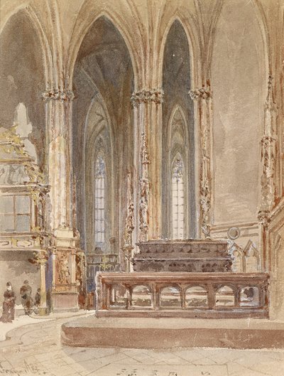 Denkmal Friedrich III in der Stefanskirche von Franz Alt